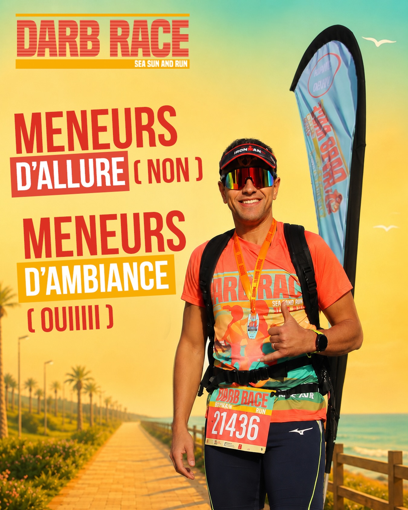 Visuel Darb Race : meneurs d'allure non, meneurs d'ambiance oui